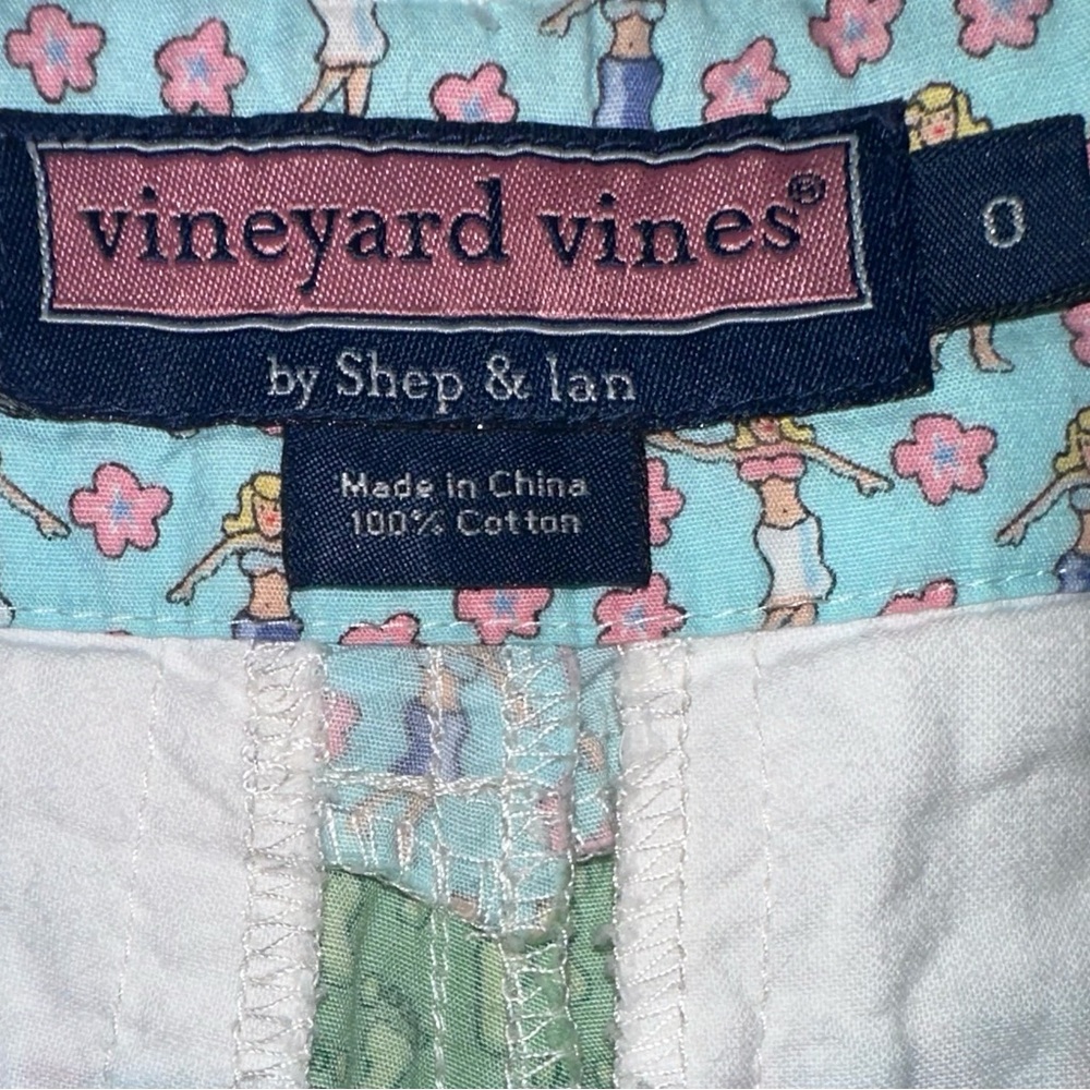Vineyard Vines Patchwork Shorts Size 0 - image 3